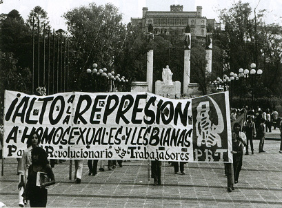 En la marcha del orgullo gay de 1981